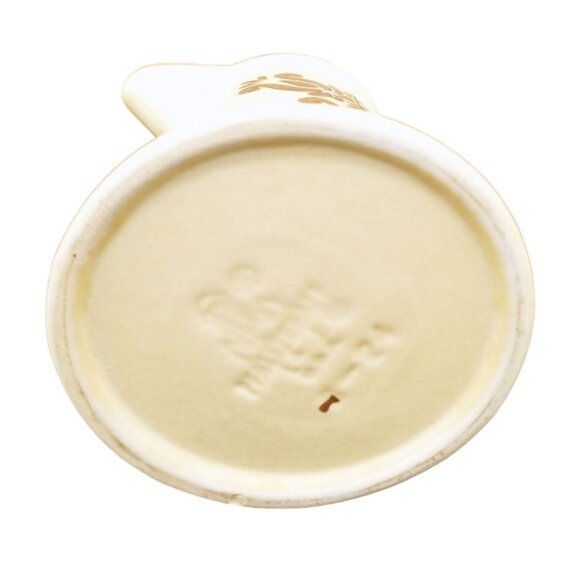 Pfaltzgraff Village Creamer Milk Pitcher Handle Brown Floral Design Vintage 4.5" - Picture 12 of 16